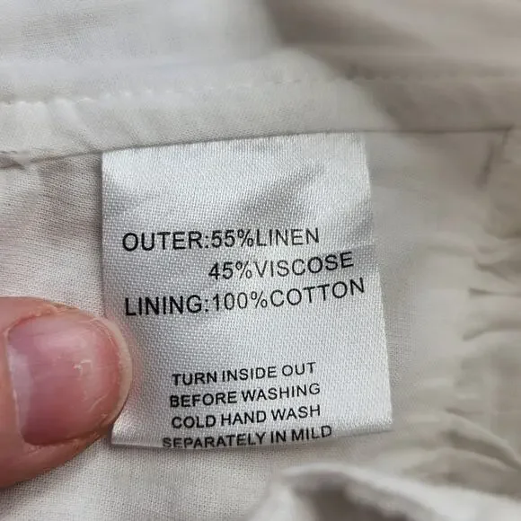 SABO Shirred Milkmaid Crop Top Womens Size XS Romantic Feminine Cottage Coquette - Picture 8 of 12